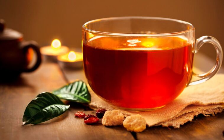 Le thé sans sucre est une boisson autorisée dans le menu diététique